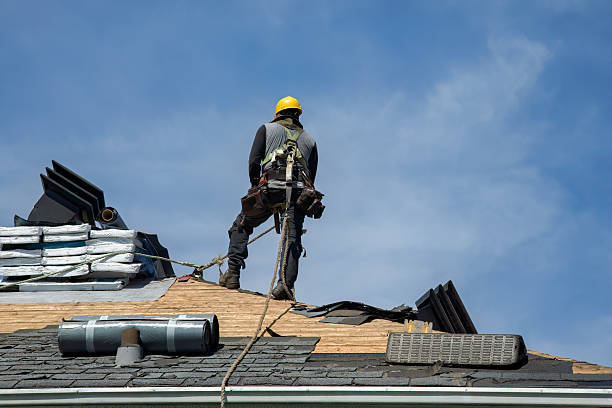 Professional Gutter Installation technician working in Norman Park, GA